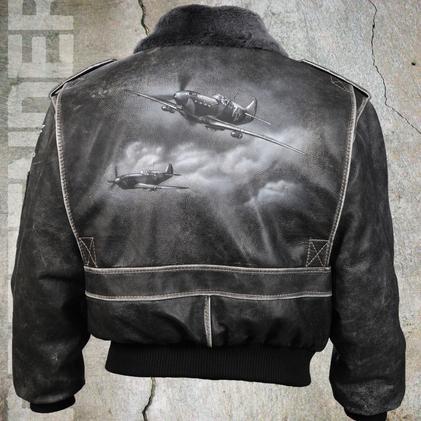 Кожаная куртка Pretender Top Gun Vintage (Як-9)